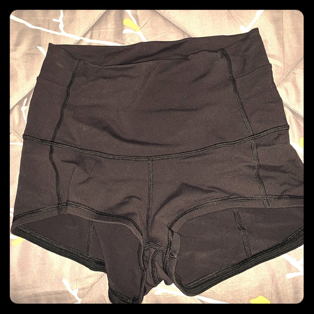 Black Lululemon shorts